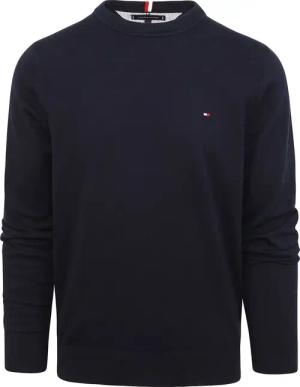 Tommy Hilfiger Pullover Rundhals Navy - Größe L