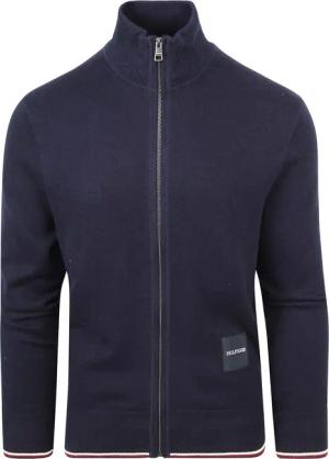 Tommy Hilfiger Strickjacke Monotype Navy - Größe M