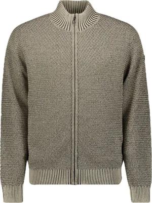 No Excess Strickjacke Zipper Beige - Größe L