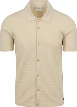 No Excess Shirt Struktur Ecru - Größe XL