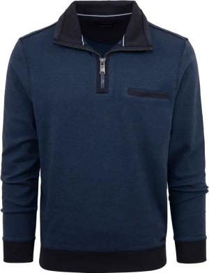 Casa Moda Halfzip Pullover Blau - Größe S
