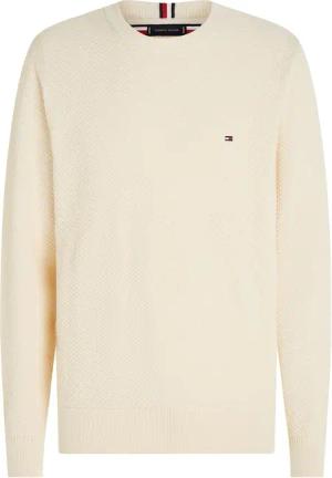 Tommy Hilfiger Pullover Struktur Ecru - Größe M