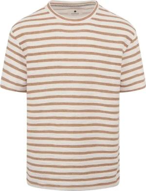 Anerkjendt Kikki T-shirt Orange Gestreift - Größe M