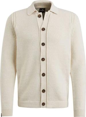 Vanguard Strickjacke Knopf Ecru - Größe 3XL