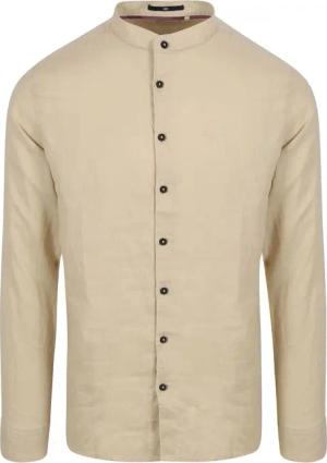 No Excess Hemd Leinen Beige - Größe L