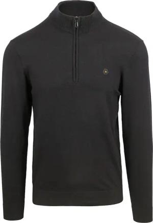 No Excess Halfzip Pullover Schwarz - Größe M