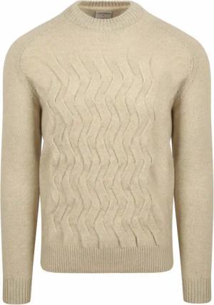 No Excess-Pullover Jacquard Ecru - Größe XL