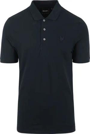Lyle and Scott Tonal Eagle Poloshirt Navy - Größe S
