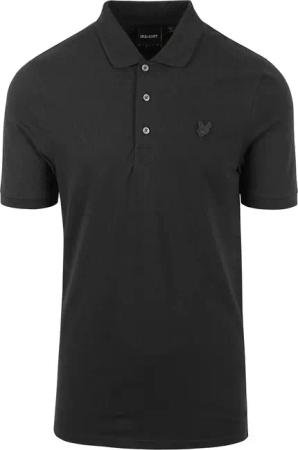 Lyle and Scott Tonal Eagle Poloshirt Anthrazit - Größe M
