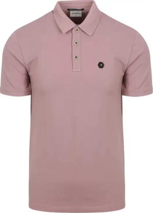 No Excess Poloshirt Piqué Mauve - Größe XL