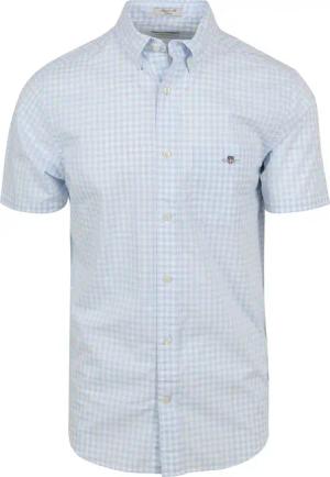 Gant Hemd Short Sleeve Hellblau - Größe L