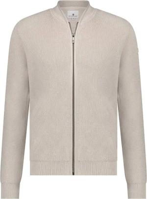 State Of Art Strickjacke Zip Beige - Größe 3XL
