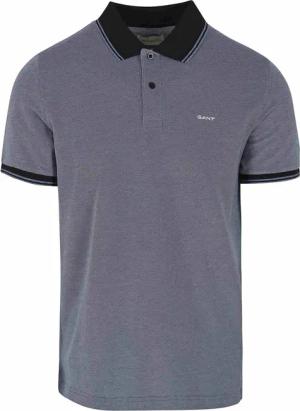 Gant Shield Oxford Piqué Poloshirt Navy - Größe M