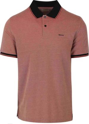 Gant Shield Oxford Piqué Poloshirt Rot - Größe XL
