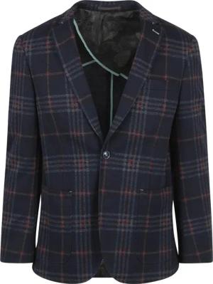 Suitable Respect Blazer Montreal Karo Flex Navy - Größe 50