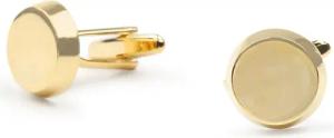 Manschettenknöpfe Rund Gold -