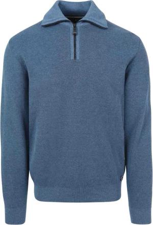 Casa Moda Halfzip Pullover Blau - Größe M