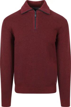 Casa Moda Halfzip Pullover Bordeaux - Größe M