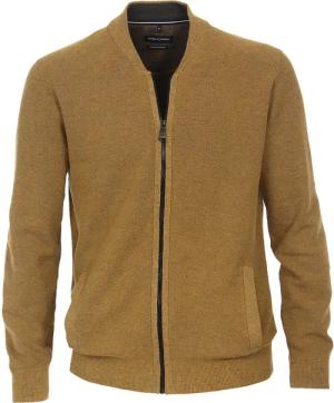 Casa Moda Strickjacke Melange Gelb - Größe S