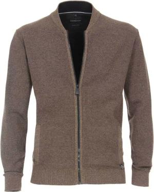 Casa Moda Zip Strickjacke Beige - Größe M
