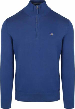 Gant Half Zip Pullover Mid Blau - Größe XXL