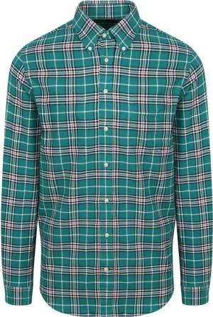 Steppin' Out Flanel Hemd Karos grün - Größe M