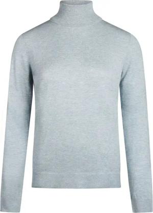 Steppin' Out Damen Rollkragenpullover Cotton Cashmere Hellblau - Größe L