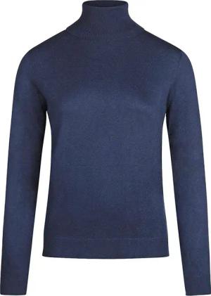 Steppin' Out Damen Rollkragenpullover Cotton Cashmere Navy - Größe L