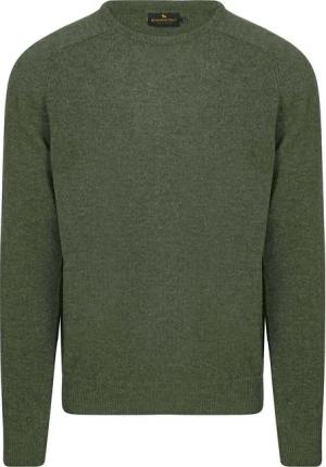 Steppin' Out Pullover Lammwolle Olivgrün - Größe 3XL