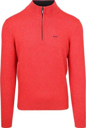 NZA Half Zip Pullover Christopher Melange Rot - Größe 3XL