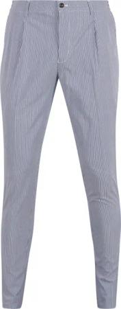 Suitable Chino Streifen Blau - Größe 46