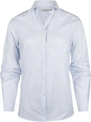 Steppin' Out Blouse Bibi Oxford Streifen Damen Hellblau - Größe M