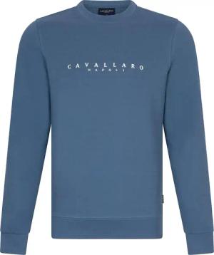 Cavallaro Cavezzio Sweater Logo Blau - Größe S