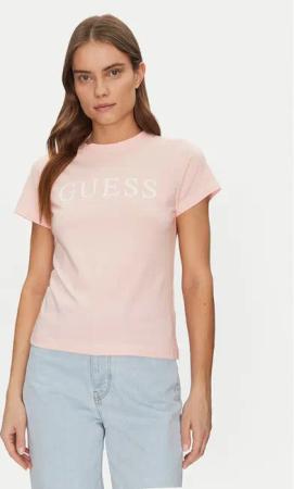 Guess T-Shirt V5GI15 J1314 Rosa Shirt Fit