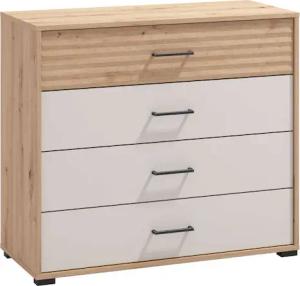 INOSIGN Schubkastenkommode "Modena Schubladenkommode Sideboard mit 4 Schubladen", 93x40x82 cm, FSC-zertifizierter Holzwerkstoff, Trendfarbe cashmere
