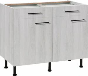 wiho Küchen Unterschrank "Nisos", 100 cm breit, Soft-Close in Schubladen, verstellbare Füße, ohne Platte