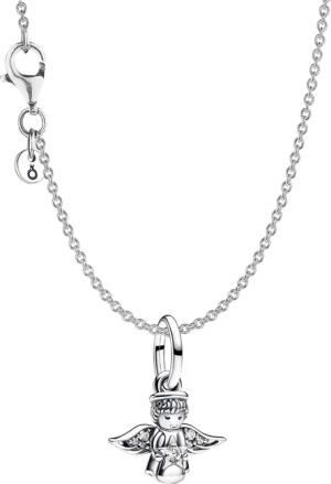 Pandora 68597 Damenhalskette Silber Funkelnder Engel Set