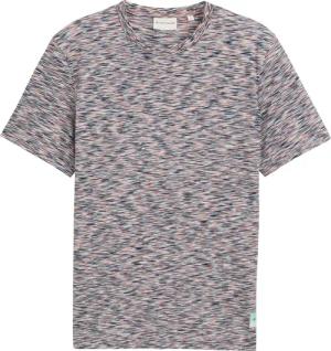 TOM TAILOR Herren T-Shirt in Melange-Optik, weiß, Meliert, Gr. S