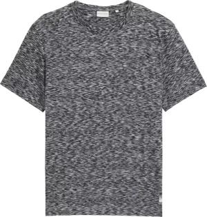 TOM TAILOR Herren T-Shirt in Melange-Optik, grau, Meliert, Gr. XXXL