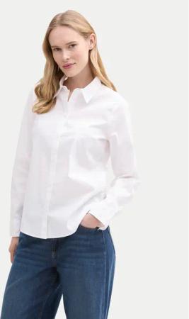 Tom Tailor Hemd 1045243 Weiß Regular Fit