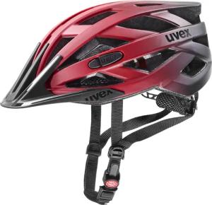 uvex i-vo cc Fahrradhelm (56-60 cm, 30 red/black matt)