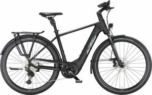 KTM MACINA STYLE 720 (750 Wh), 11 Gang Kettenschaltung, Herrenfahrrad, Diamant, Modell 2024, 28 Zoll 56 cm black matt (grey+green)