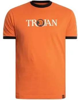 Trojan T-Shirt Ringer-T-Shirt mit Logo