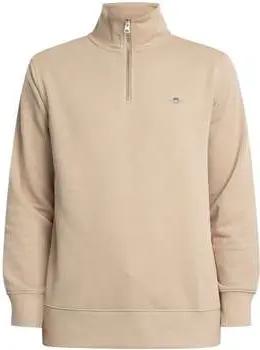 Gant Fleecepullover Reguläres Shield-Sweatshirt mit halbem Reißverschluss