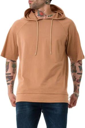 RedBridge T-Shirt mit Kapuze - Lässiges Oversized-Hoodie-Shirt