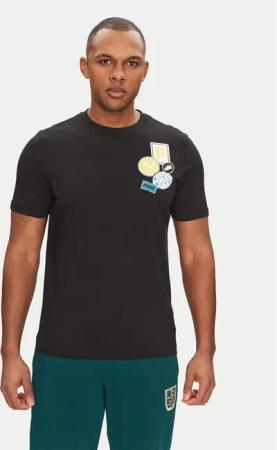 Puma T-Shirt Graphics Icon 684829 Schwarz Regular Fit