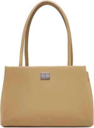 Tommy Jeans Handtasche Tjw American Cool Med Tote AW0AW17297 Beige