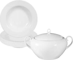 Seltmann Weiden Kombiservice Rondo/Liane Suppen-Set 7er Set (7-tlg), Porzellan