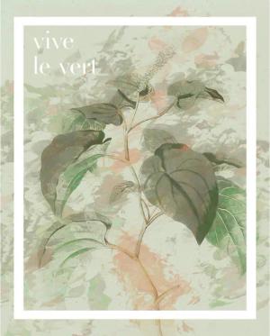 Komar Poster Vive le vert Spruch B/L: ca. 40x50 cm