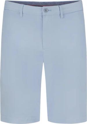 Tommy Hilfiger Stretch-Bermudas mit kleiner Logo-Stickerei, Relaxed Tapered